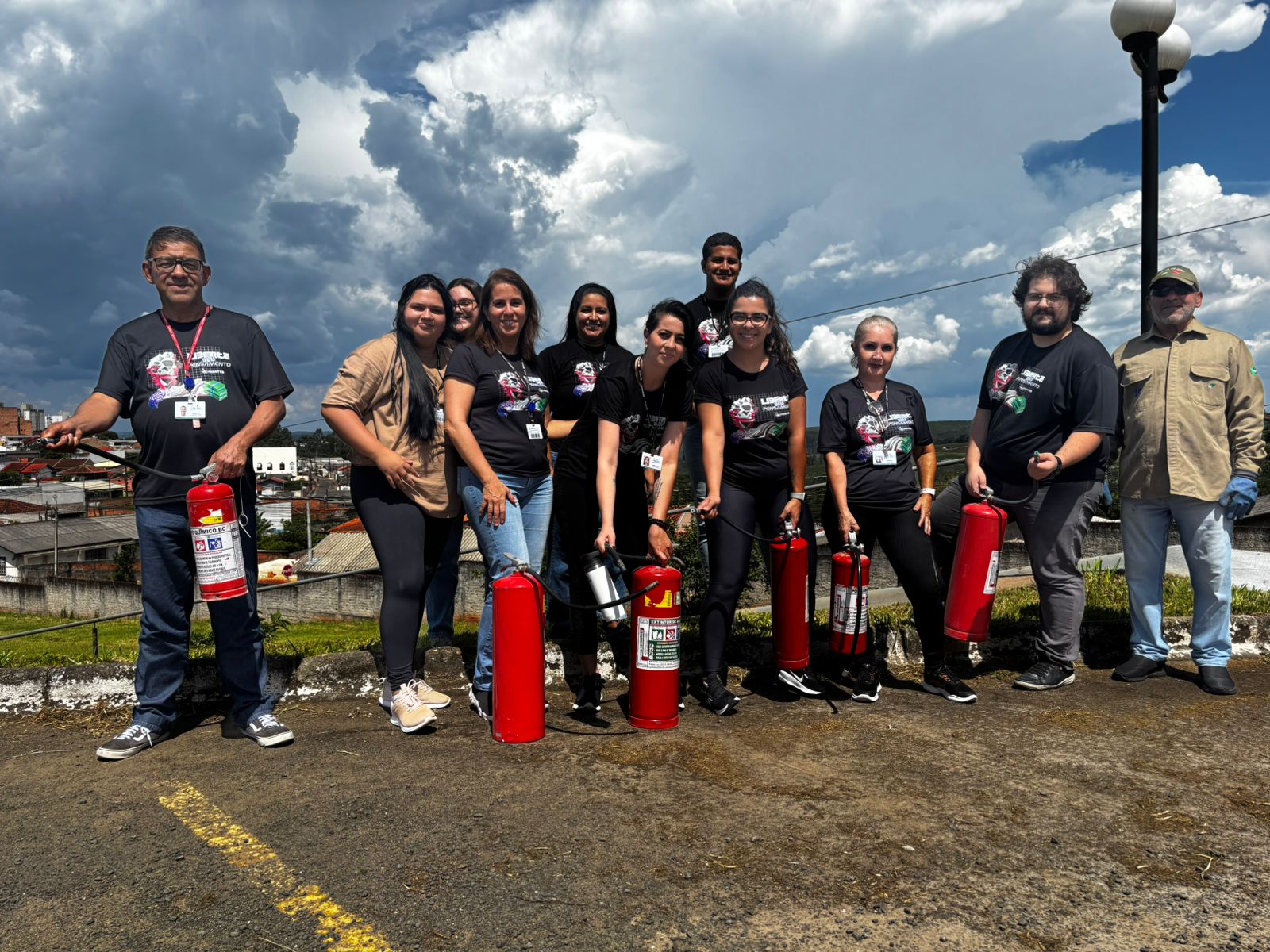 Compromisso com a segurança: colaboradores do Colégio Dom Bosco participam de treinamento para brigadistas